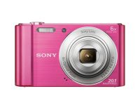 Digitalni fotoaparat Cyber-shot  SONY DSC-W810P 20,1 mio pik 6x optični zoom rožnat
