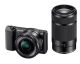 Digitalni fotoaparat  SONY ILCE5100YB Alfa 5100 serije E s senzorjem APS-C (z objektivoma 16\u201350 mm in 55\u2013210 mm)