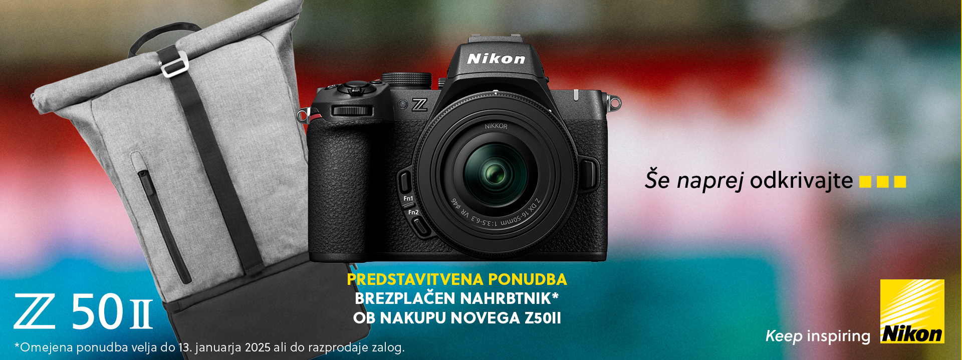 Nikon Z50 II predstavitvena ponudba