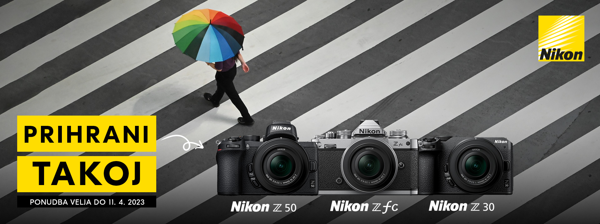 Nikon Takojšnji prihranek Z30, Z50, Zfc