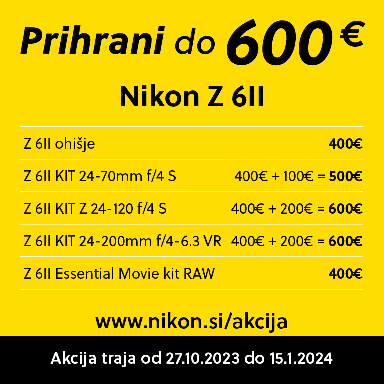 Nikon Z6II akcija