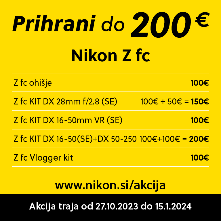 Nikon ZFc Akcija