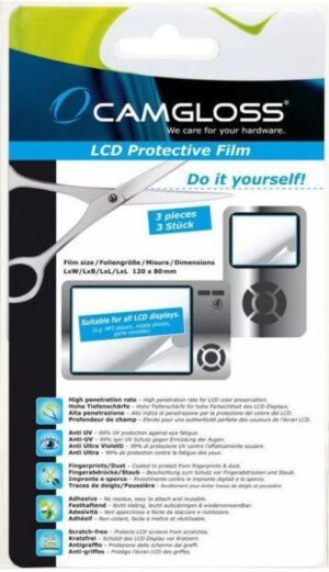 CAMGLOSS zaščita za zaslon do-it-yourself