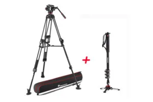 MANFROTTO video KIT 504X TWIN FAST & XPRO monopod akcija MANFROTTO video KIT 504X TWIN FAST & XPRO monopod akcija