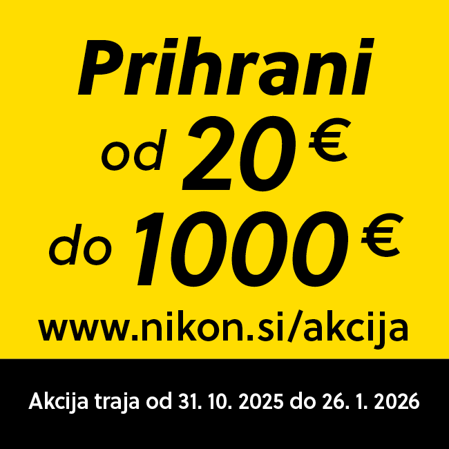 Nikon prihrani takoj
