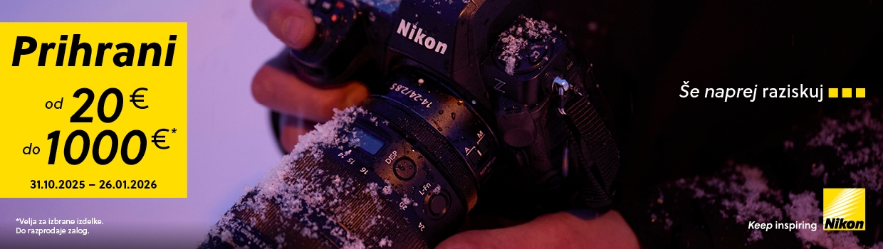 NIKON PRIHRANI TAKOJ 31.10.25-26.1.26