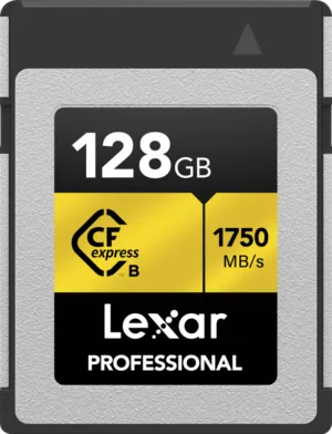 Lexar CFexpress Pro 128GB R1750 W1500 MB/s Type B Gold Lexar CFexpress Pro 128GB R1750 W1500 MB/s Type B Gold