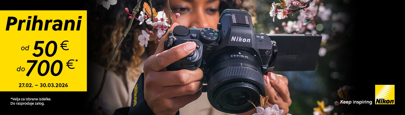 NIKON PRIHRANI TAKOJ 27.2.-30.3.26