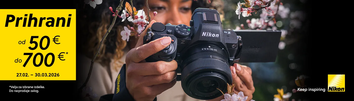 NIKON PRIHRANI TAKOJ 27.2.-30.3.26