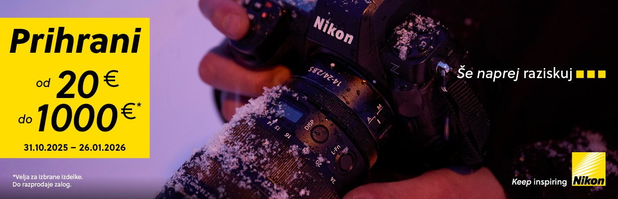 Nikon prihrani takoj 30.4.-27.7.26