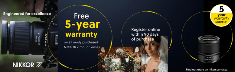 Nikorr Z objektivi 5 let garancije