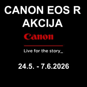 CANON EOS R IN RF OBJEKTIVI AKCIJA 24.5.-7.6.26