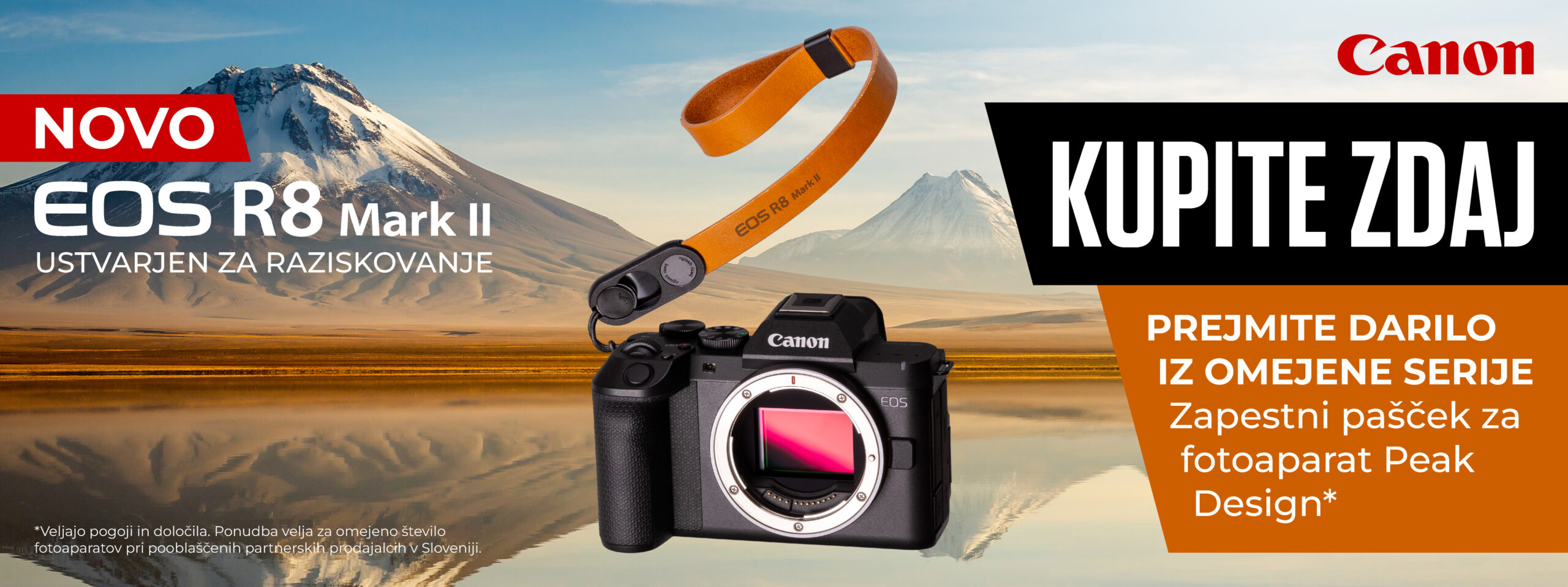 Novi Canon EOS R8 Mark II BOL akcija